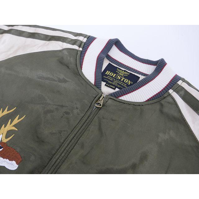 HOUSTON アラスカ スカジャン オリーブ クーポン対象]【HOUSTON / ヒューストン】 RAYON SOUVENIR