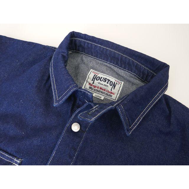 HOUSTON ヒューストン 刺繍 デニム オールインワン つなぎ L HOUSTON ヒューストン 刺繍 デニム オールインワン つなぎ L
