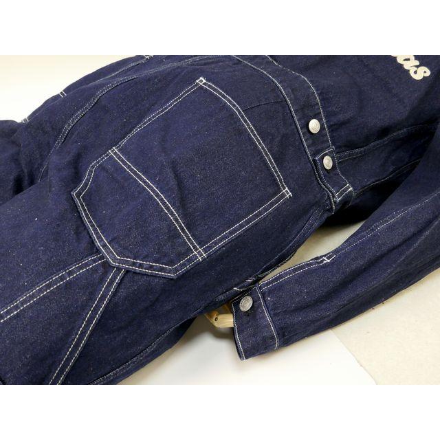 HOUSTON ヒューストン 刺繍 デニム オールインワン つなぎ L HOUSTON 【送料無料 30%OFF】HOUSTON ヒューストン デニム