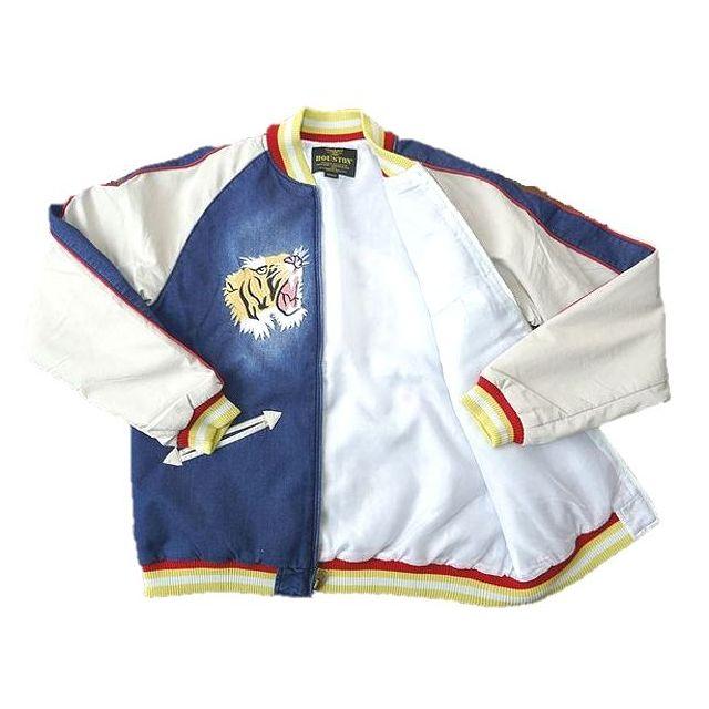HOUSTON INDIGO NYLON SOUVENIR JACKET最終値下 Amazon | [ヒューストン] ジャケット INDIGO NYLON SOUVENIR