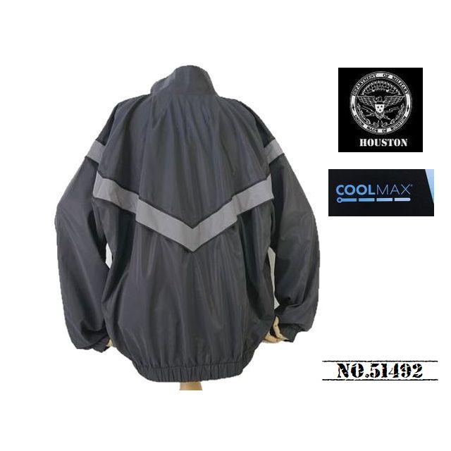 新品＊HOUSTON フルリフレクター ナイロンジャケット ブラック M 新品＊HOUSTON フルリフレクター ナイロンジャケット ブラック L