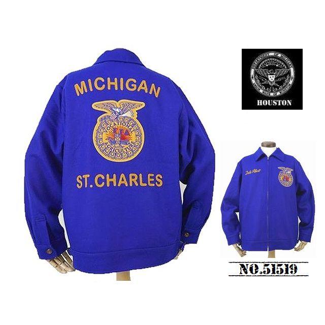 HOUSTON（ヒューストン） 【送料無料 27%OFF】HOUSTON メルトン 刺繍