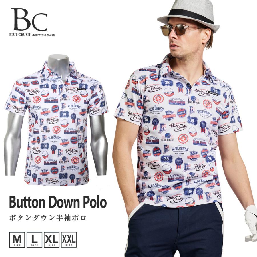 有名人芸能人 ゴルフウェア メンズ ポロシャツ 半袖 ポロ シャツ 春 夏 ゴルフ おしゃれ ゴルフポロ ブルークラッシュ トップス Originaljustturkey Com