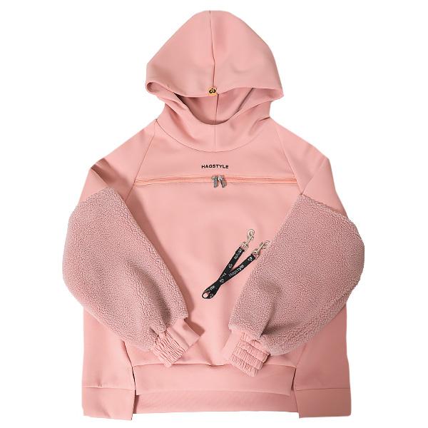 ボアスリーブハグパー ペット用品 パーカー 長袖 ペット 犬 猫