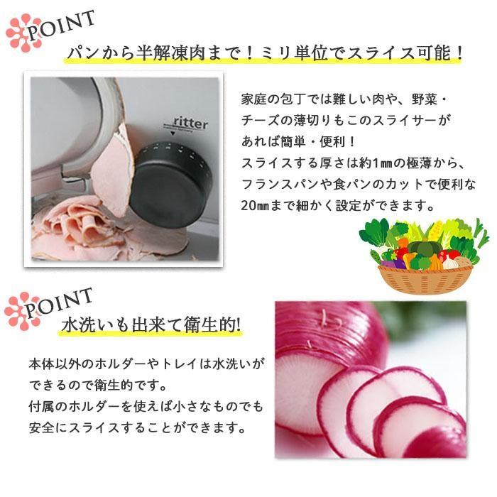 ドイツ Ritter リッター 電動スライサー E16 簡単 スライス カッター