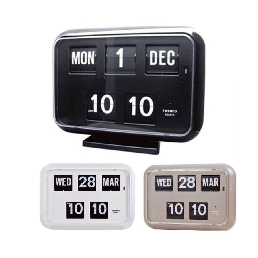 TWEMCOトゥエンコ QD-35Wall&Clock 置き掛け時計 Grey TWEMCO