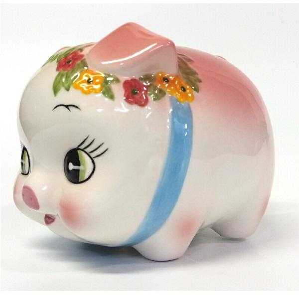即納】豚の貯金箱 ピギーバンク 豚 貯金箱 中 ピンク かわいい貯金箱