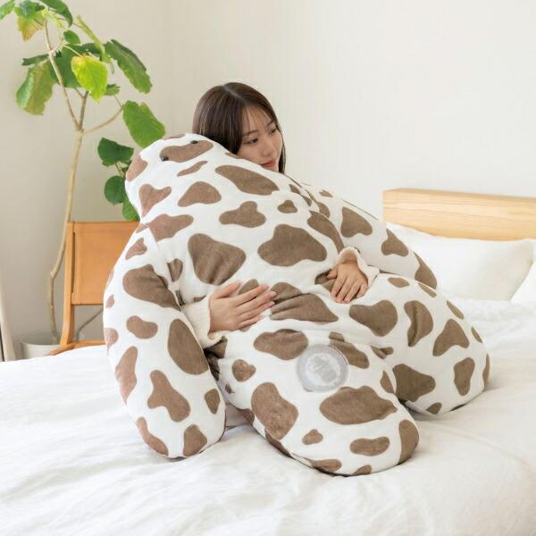 フニオ ミルキードッツ 抱きまくらBIG BROWN 87411-32 約100cm 抱き枕 抱きまくら 人型 人形 ぬいぐるみ ビッグサイズ りぶはあとの画像