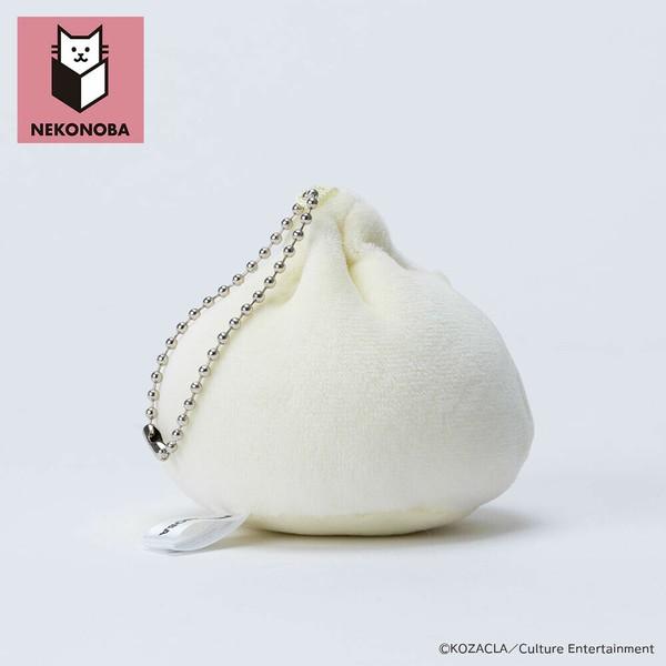 在庫あり ふわもち小籠包ネコ ぬいぐるみキーホルダー NEKONOBA ねこの