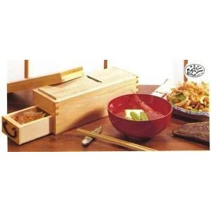 即納】鰹節削器 天然木 鰹箱 小(S) 220X80X80mm かつお節削り