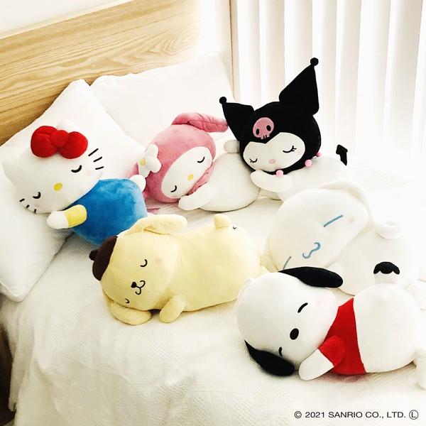 シナモロール 抱き枕型クッション ホワイトハグモッチ