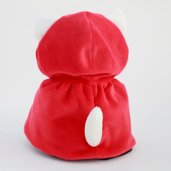 choo 赤ずきん ぬいぐるみ Mサイズ 18cm 内藤デザイン研究所 白猫