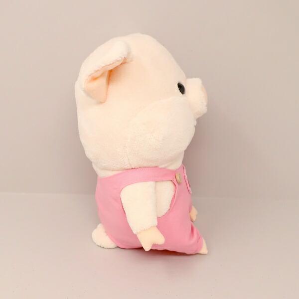 ぷーとん おでかけぬいぐるみ M ピンク 座高22cm 内藤デザイン研究所