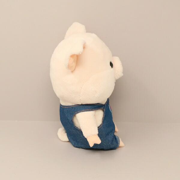 在庫あり ぷーとん おでかけぬいぐるみ M デニム 座高22cm 内藤