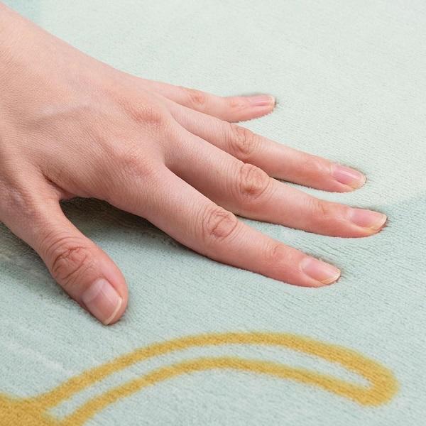 センコー　となりのトトロ ふんわりやわらかラグマット 森のパズル 約130×180cm　27986　グリーン となりのトトロ ふんわりやわらかラグマット『森のパズル』約130