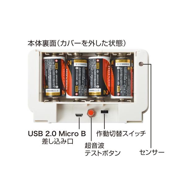 セーブインダストリー 乾電池式 ネズミ撃退器 ダブルスピーカー sv