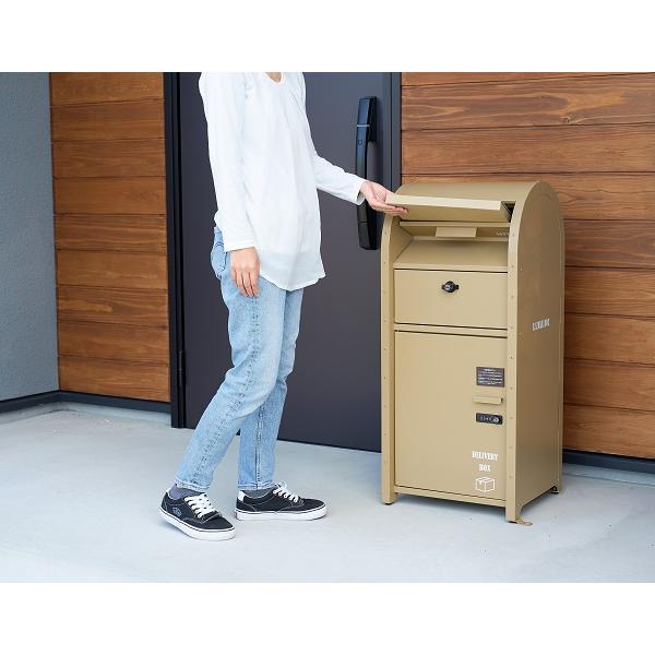 宅配BOX付ポスト(U.S.)グレー S22-0522-GY ポスト 宅配BOX付ポスト(U.S.)グレー S22-0522-GY ポスト
