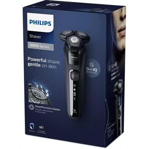 PHILIPS 回転式 充電式 ウェット＆ドライ電気シェーバー 5000シリーズ 収納ケース付 ブラック S5588/30 Philips（フィリップス） 回転式 充電式 ウェット＆ドライ電気