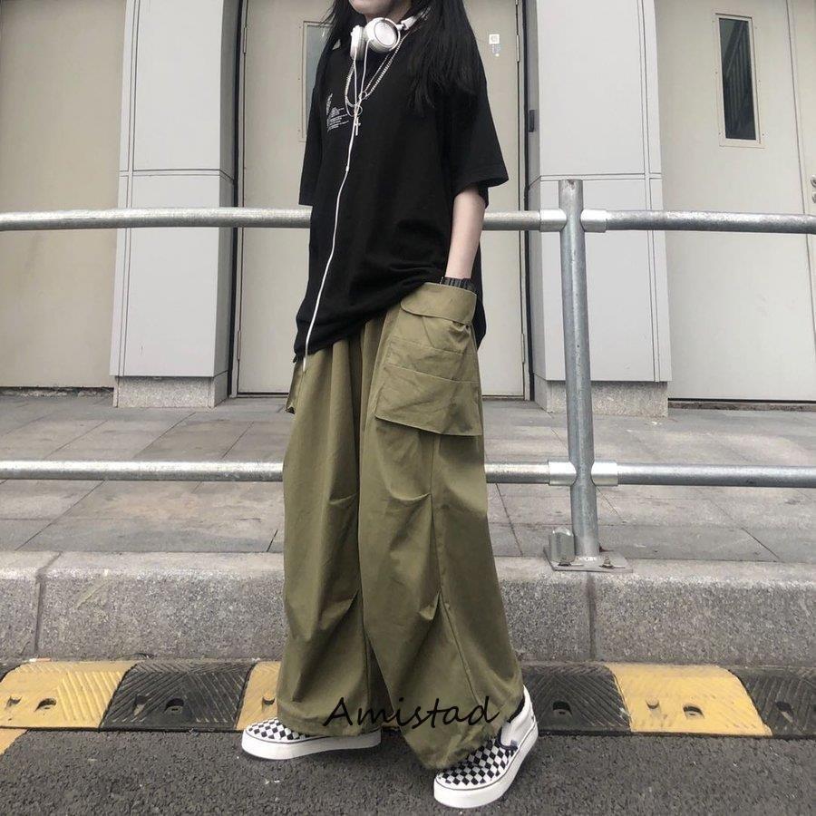 贅沢屋の モード系 カーゴパンツ ワイド ワーク ボトムス テーパード ダンス 黒 L モード系 カーゴパンツ ワイド ワーク ボトムス テーパード ダンス 黒 L