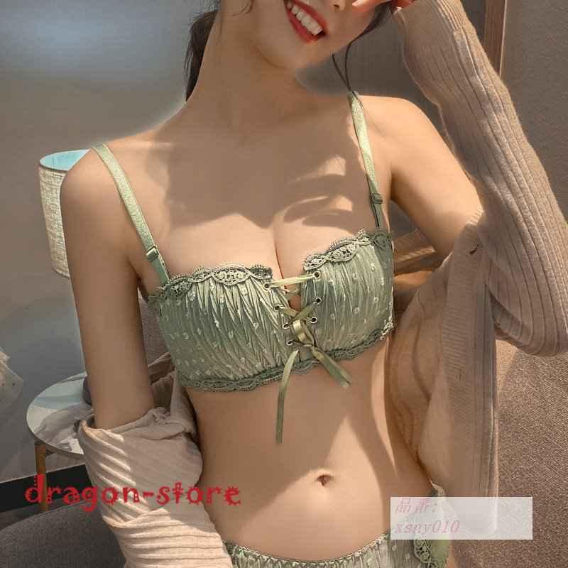 下着女性上下セットひもレディースつけ心地ブラ可愛いブラ紐パンブラかわいいセット Sale