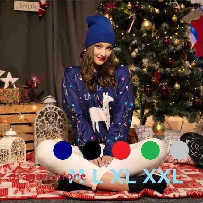 クリスマス衣装 ルームウェア Tシャツ 上着 スウェット プリント柄 可愛い 舞台用 ステージ用 飲み会 5色有り Mlxlxxl Dragon Store Jstgth ドラゴンストア 通販 Yahoo ショッピング