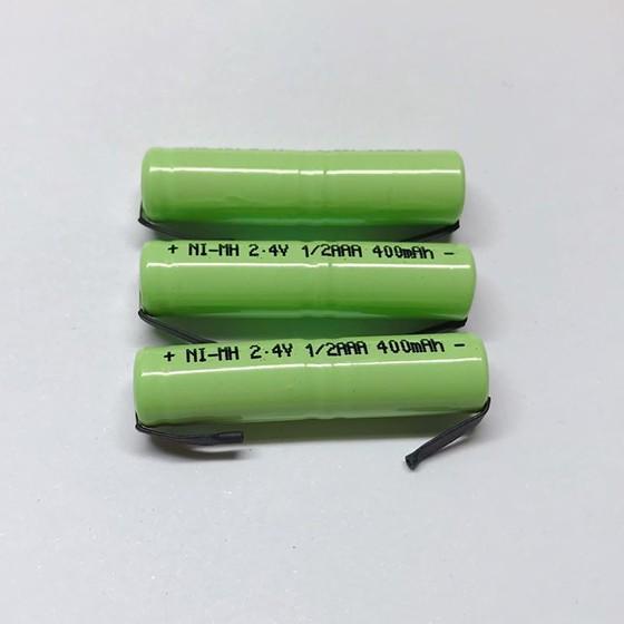 【新品未使用】スタンダード 標準型リチウムイオン充電池 2個セット 3個セット 充電式 ニッケル水素電池 NiMH充電池 2.4V 1/2AAA 400mAh