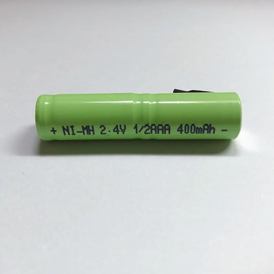 ミ二ケル NiMH 2.4V 400mAh （250mAh）1/2AAAX2 二ッケル水素 充電池