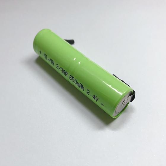 ニッケル水素電池　NiMH充電池　2.4V 2/3AAX2 650ｍAh 　電動歯ブラシ/電気髭剃りなど/駆動電池交換用【定形外発送対応】｜dragoncloud｜03