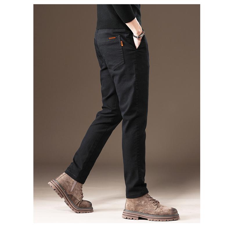 チノパン メンズ スリムパンツ キレイめストレッチパンツ ストレート