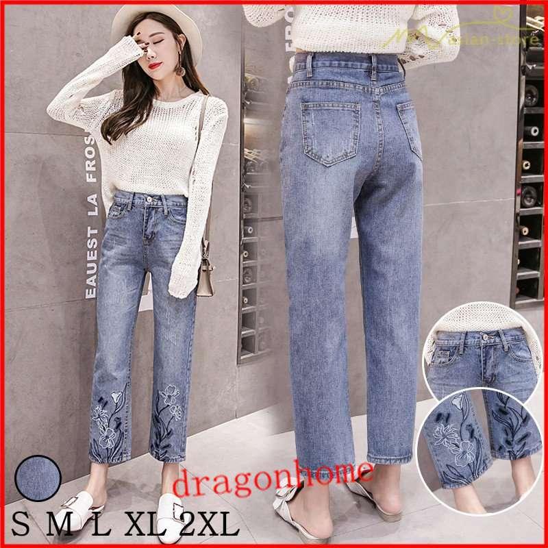 レディースファッション エクルベージュ デニムパンツ ジーンズ ガウチョパンツ ワイドパンツ 刺繍花柄 個性的 ゆったり レディース カジュアル 九分丈パンツ オシャレ デイリーコーデ 0ujayyqy0i Wrestlesquare Com