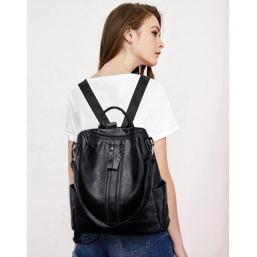 リュックサック レディース リュック バッグ ショルダーバッグ 2way リュック マザーズ アウトドア おしゃれ 大容量 通学 通勤 ブラック 品質保証