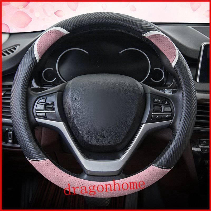 ステアリングカバー ハンドルカバー レザー Pu 四季 軽自動車 普通車 乗用車 トラック 自動車内装 おしゃれ 男女兼用 38cm 高級感 内装 人気 ブランド新作豊富
