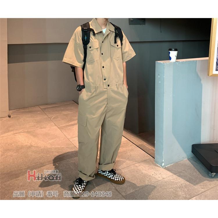 つなぎ 作業服 メンズ 半袖 オーバーオール オールインワン 40代 50代 ロングパンツ おしゃれ 春服 夏服 Otaaqf ドラゴンホーム 通販 Yahoo ショッピング