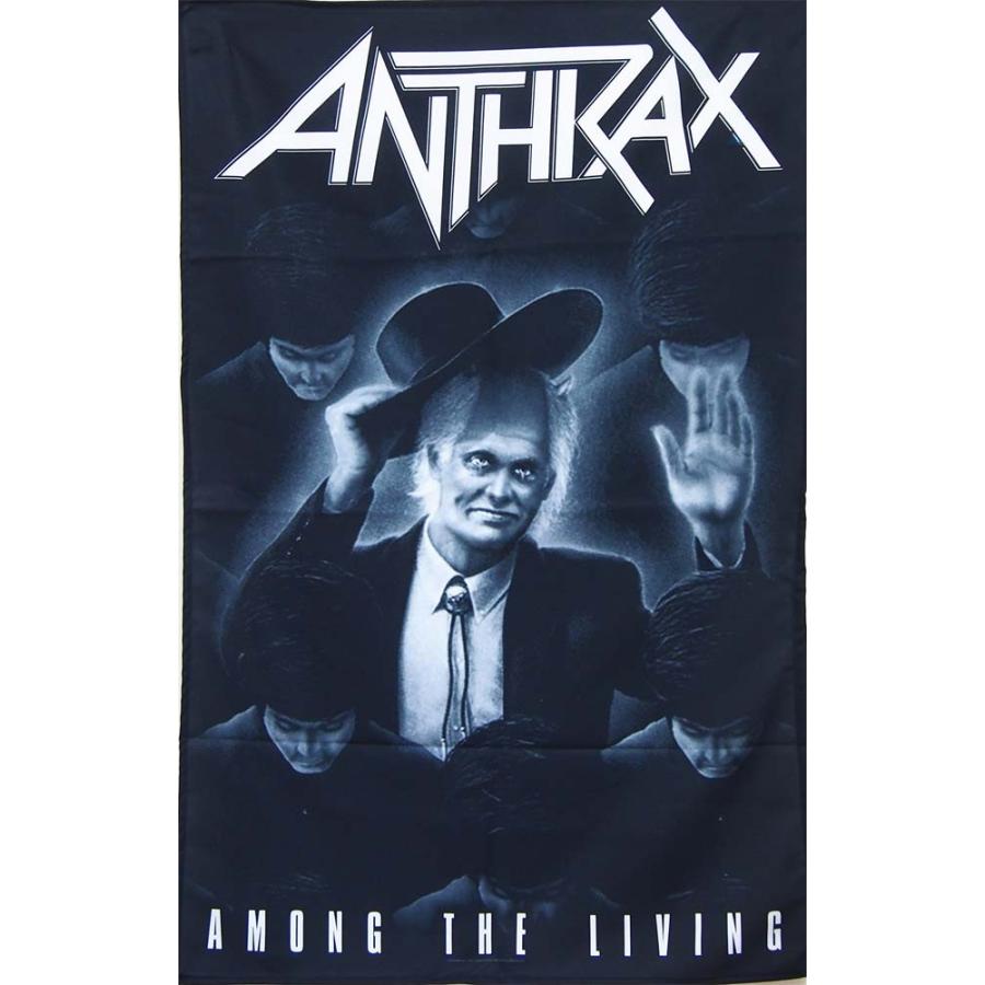 アンスラックス・ANTHRAX・AMONG THE LIVING・布ポスター・オフィシャル・ポスターフラッグ | 