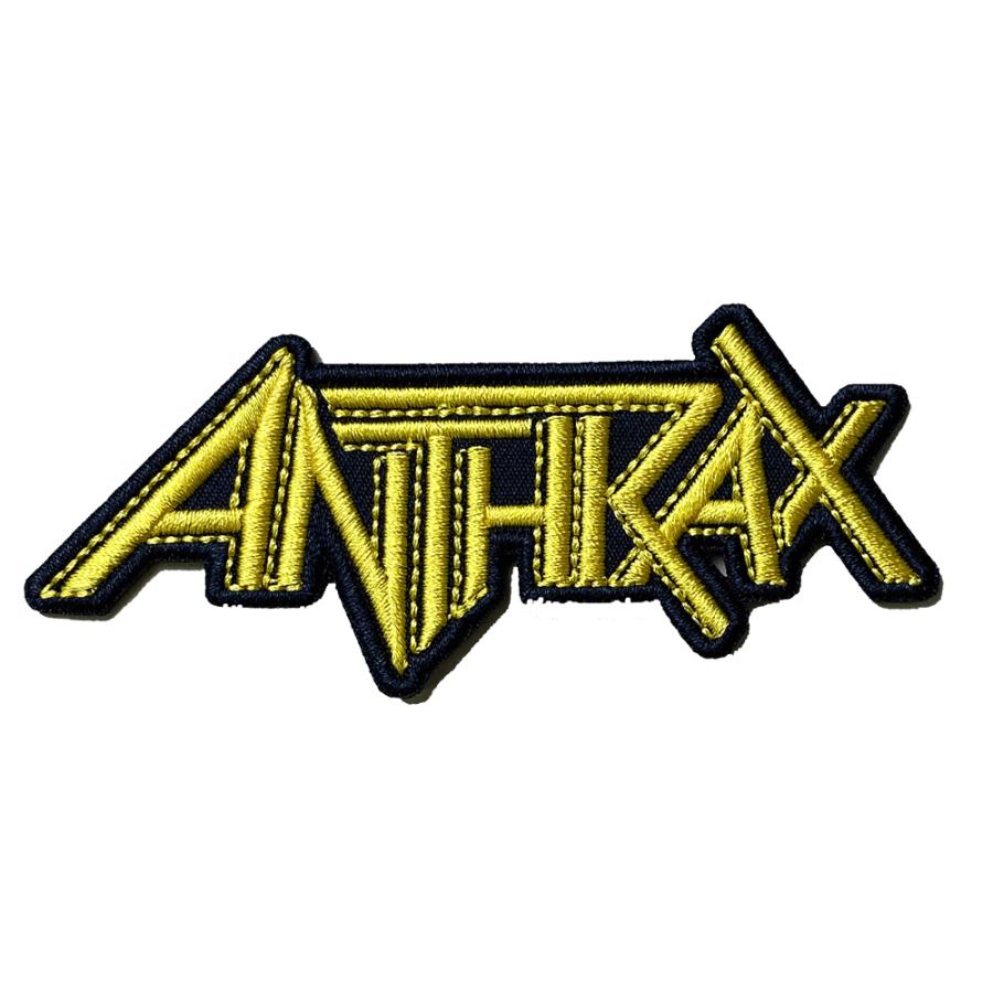 アンスラックス・ANTHRAX・YELLOW LOGO・刺繍パッチ・ワッペン・パッチ オフィシャル パッチ | 