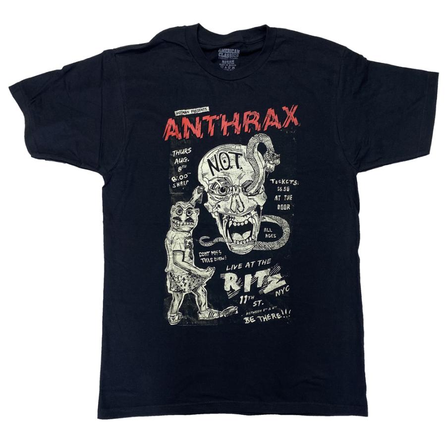 アンスラックス・ANTHRAX・LIVE AT RITZ・Tシャツ・メタルTシャツ・オフィシャル バンドTシャツ | 