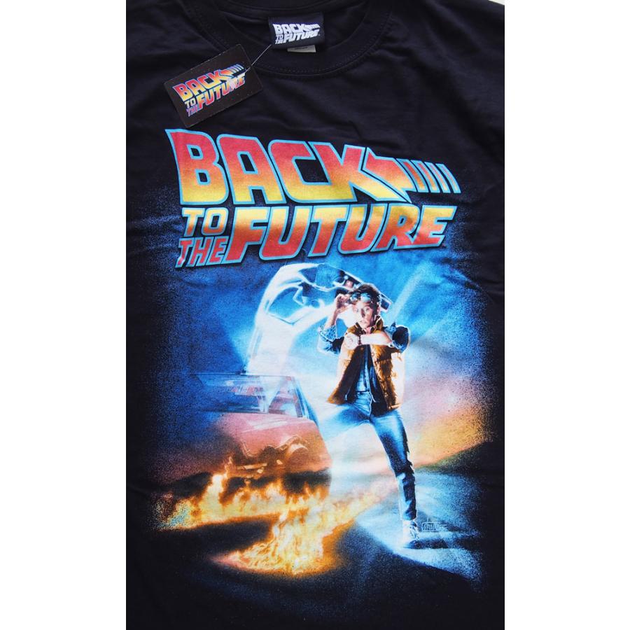 BACK TO THE FUTURE・バック・トゥ・ザ・フューチャー・POSTER・UK版・Tシャツ・映画Tシャツ・S-XXLサイズ・大きいサイズ｜dragtrain｜02
