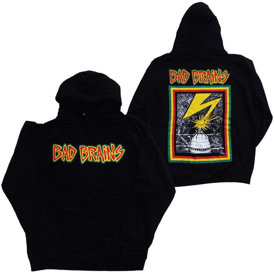 バッド ブレインズ・BAD BRAINS・DC・パーカー・プルオーバー・バンド