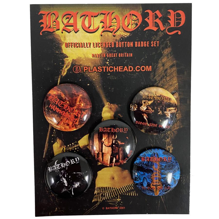 バソリー・BATHORY・BUTTON BADGE SET・缶バッジセット(5個入り