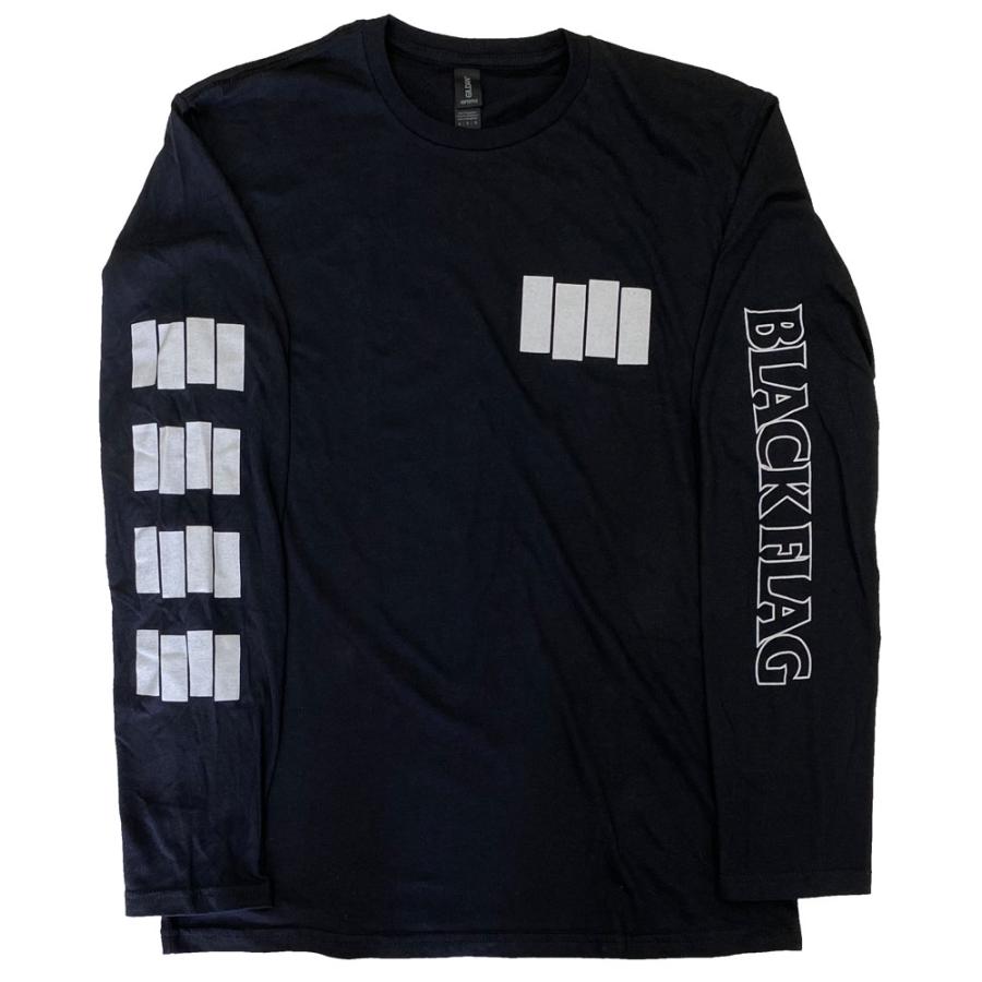 ブラッグ フラッグ・BLACK FLAG・LOGO・UK版・長袖・ロングスリーブ・オフィシャル長袖Tシャツ |  | 01