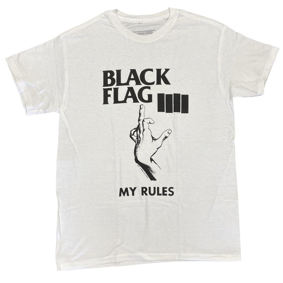 ブラッグ フラッグ・BLACK FLAG・MY RULES・Tシャツ・ロックTシャツ