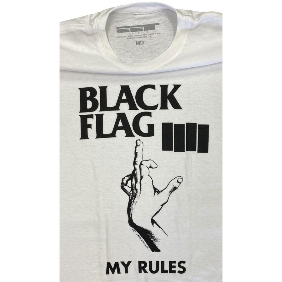 ブラッグ フラッグ・BLACK FLAG・MY RULES・Tシャツ・ロックTシャツ
