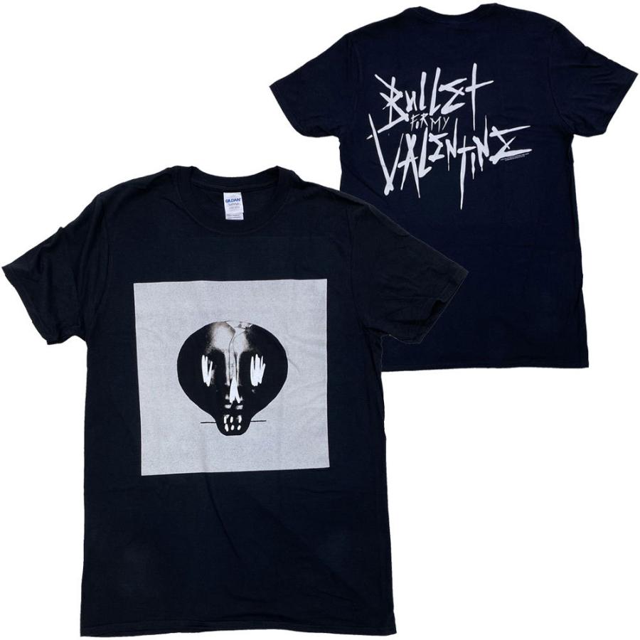 ブレット フォー マイ ヴァレンタイン・BULLET FOR MY VALENTINE・ALBUM CROPPED & LARGE LOGO・Tシャツ・バンドTシャツ｜dragtrain