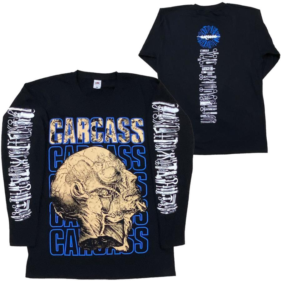 カーカス・CARCASS・NECRO HEAD・UK版・ロングスリーブ・長袖・Tシャツ