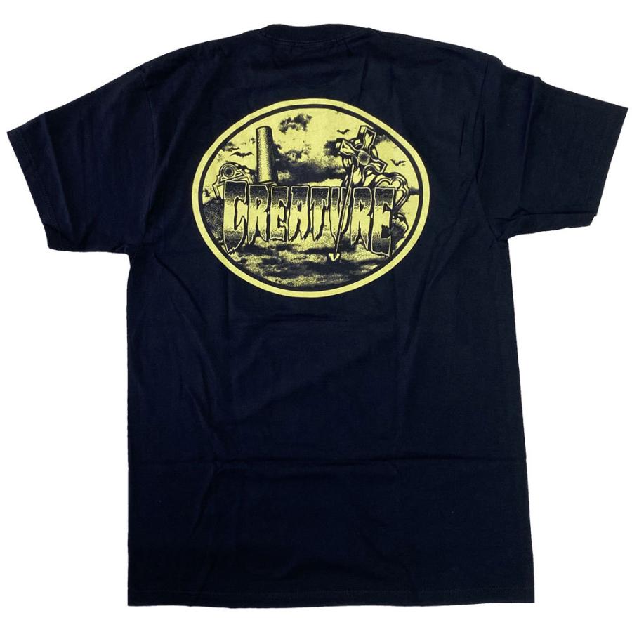 CREATURE・クリーチャー・HEADSTONE・ブラック・Tシャツ・スケートボードTシャツ | CREATURE | 02