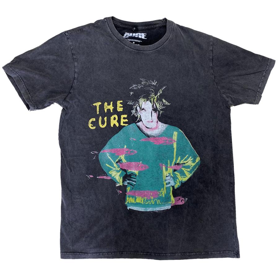 THE CURE・キュア・BEACH PARTY TOUR 1992・ウオッシュ加工・Tシャツ