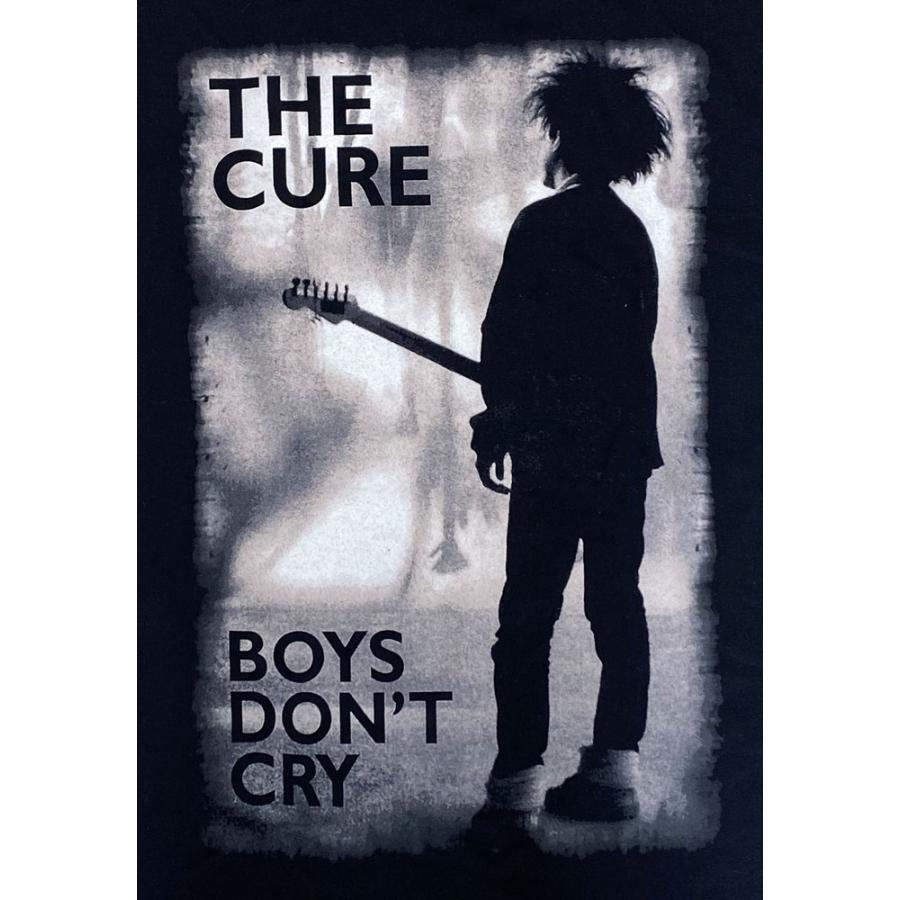The cure キュアー　boys don't cry Tシャツ　ロバート THE CURE ザ・キュアー Tシャツ バンドTシャツ チャコールグレー