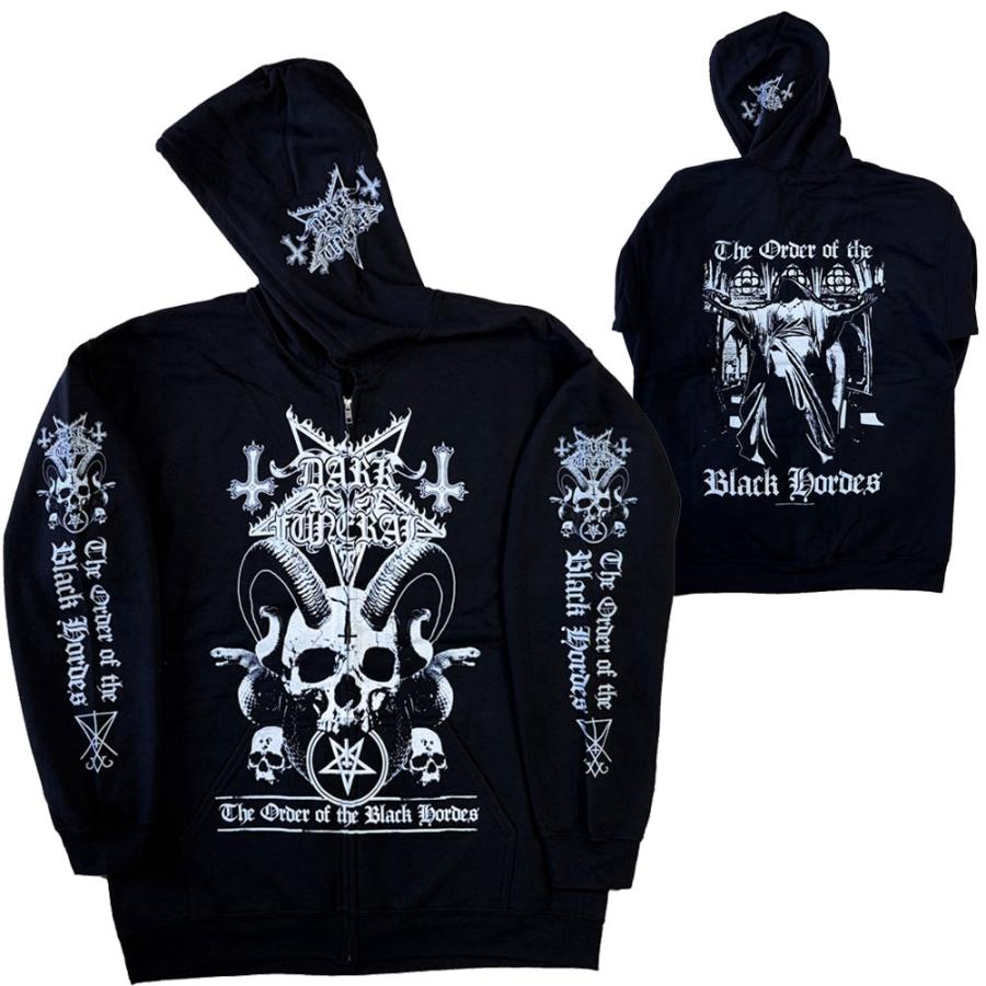 ダーク フューネラル・DARK FUNERAL・ORDER OF THE BLACK HORDES・ジップパーカー・ジップアップパーカー | 