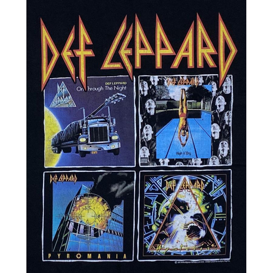 DEF LEPPARD・デフレパード・80S ALBUMS・Tシャツ・ロックTシャツ