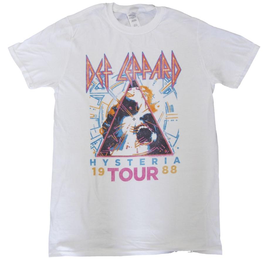 DEF LEPPARD・デフレパード・HYSTERIA 1988・Tシャツ・ロックTシャツ・バンドTシャツ｜dragtrain